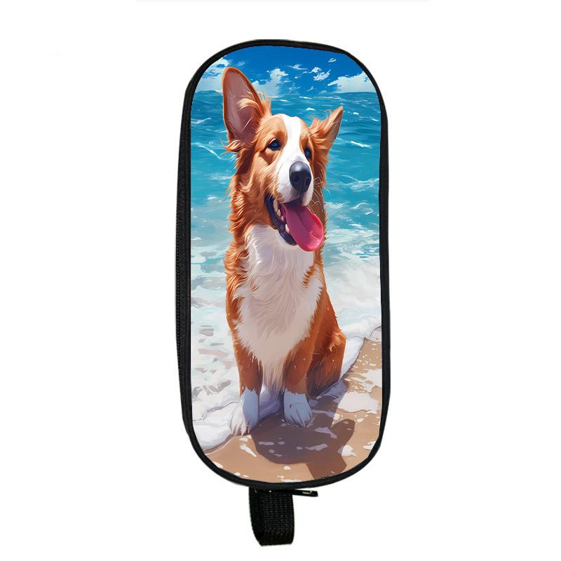 Капибара, кошка, собака, пеналы, лошадь, тигр, панда, пенал, сумка с волком, держатель, коробка для девочек, офисный студенческий органайзер, канцелярские принадлежности, школьные принадлежности