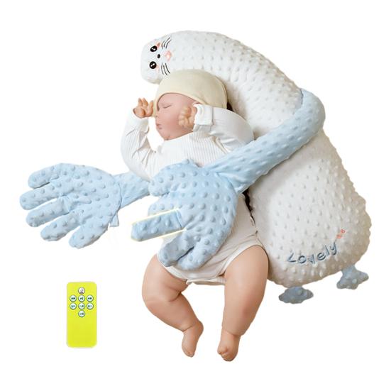 Успокаивающая ладошка для младенцев Мягкая плюшевая помощь для сна Подушка для поддержки сна ребенка Игрушка-антистресс для младенцев