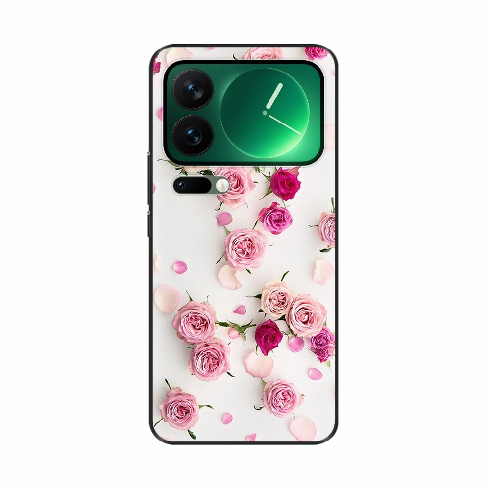 Чехол для Mi 17/17 Pro/17 Pro Max Для Xiaomi 17 Задняя крышка Чехол с милым узором Силиконовый Мягкий ТПУ Корпус Для Xiaomi 17 Pro Max Funda