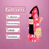 Anime Makomo Cosplay Costume Set for Women Adult Includes Wig Mask Kimono Uniform Female Outfit Ideal for Halloween