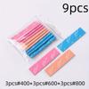 9Pcs Washable Sponge Sandpape,Dry/Wet Dual-Use Polishing Sanding Blocks,For Assembling Model Build Tools Hobby DIY #400 To #2000