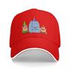 Baseball Caps Pizza Tower Pixel Graphic Unisex Women Sport Summer Hats