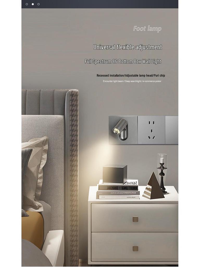 Вращающийся настенный светильник на все сезоны - Прикроватное чтение и декоративное освещение