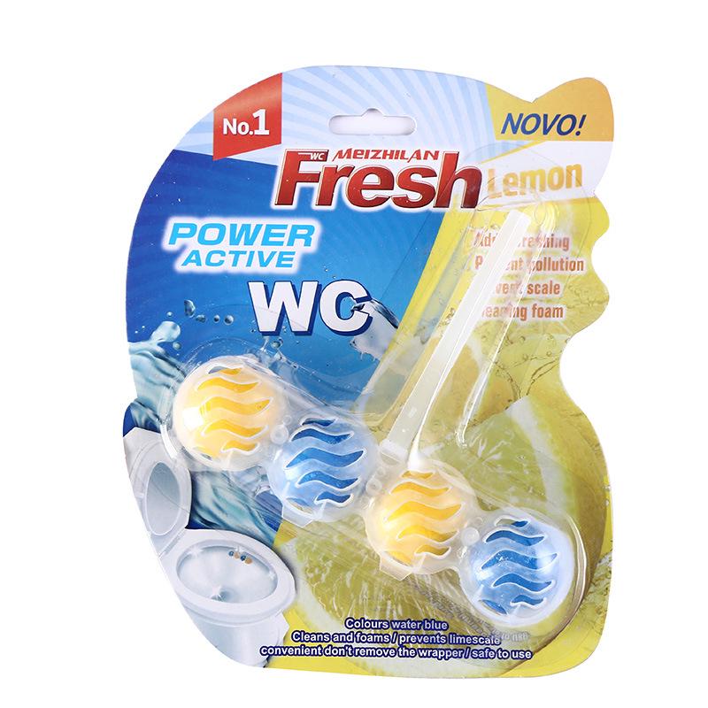 Ароматный шарик для чистки туалета: Дезодорирующее и удаляющее накипь средство для свежего унитаза