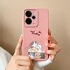 Cover Cases For Oppo Realme C75x 14X 14 14T Narzo 10 30 60 P3 A5 Pro Cute Cartoon Kitten Owl Patterns Liquid Silicone Dustproof Housing For Oppo Shell