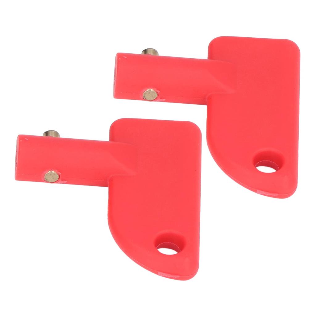 Kill Switch Spare Key 2pcs Switch Cutoff Disconnect Switch Isolator Marine Car Truck Red Power Sport Switch
