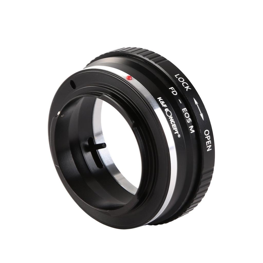 Concept Lens Mount Adapter FD Mount Lens to Canon Mount with Aperture Ring K&F KF-FDEM (Canon EF-M Adapter)
