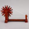 Wooden Gandhi Charkha Showpiece Home Décor Handicraft (23 X 14 X 12.5 Cm, Brown) 1 Piece