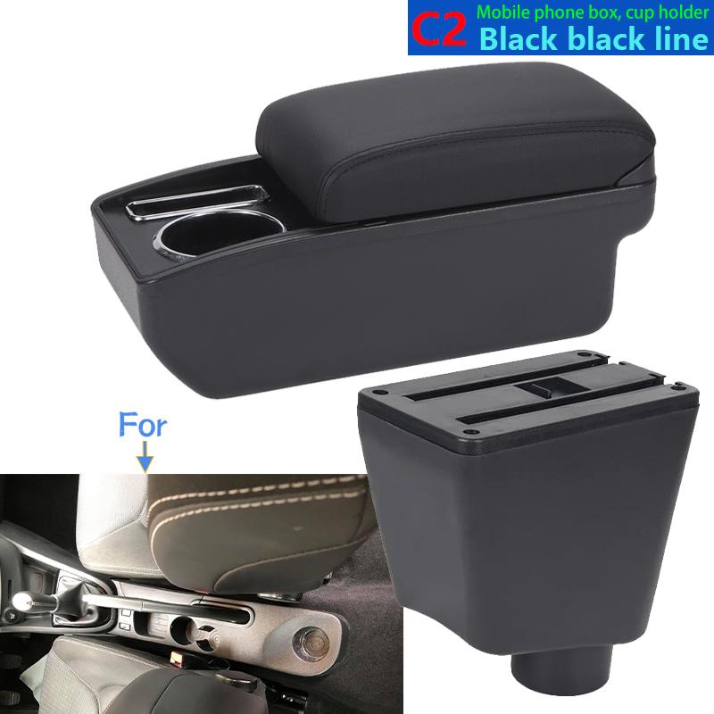 For Renault Clio 4 Armrest Box For Renault Captur Clio 3 III IV Car Armrest Auto Storage Box Dedicated Interior Car Accessories