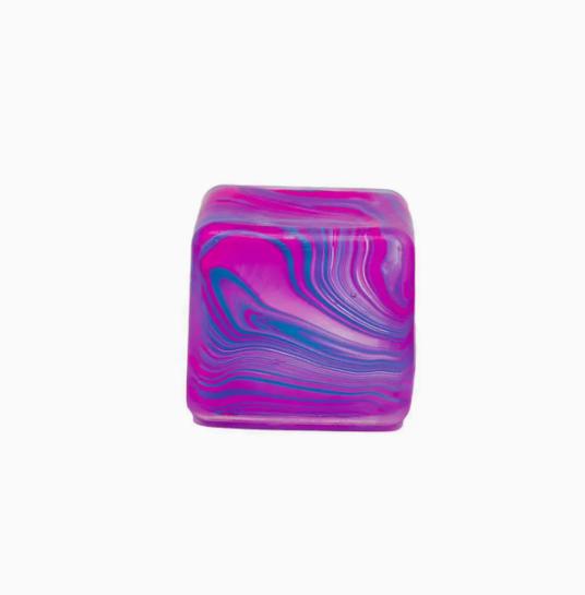 Мягкая и клейкая сенсорная игрушка-антистресс Needoh Cube, наполненная гелем, эластичный мячик, мягкий мячик-льдогенератор с медленным отскоком.