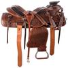 Wade Tree A Fork Premium Western Кожаное седло для рабочей лошади Roping Ranch (Доступно сиденье размером от 11 до 18 дюймов.)