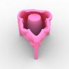 Cute Bear Flower  Silicone Mold Concrete Resin Plaster Vase Mould  Holder Cement Planter Tools Table Ornament