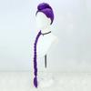 KPO-P Style Synthetic Cosplay Wig Mi-ra Rum-i Zo-e Inspired Long Purple Black Red Heat Resistant Hair Carnival Anime Party