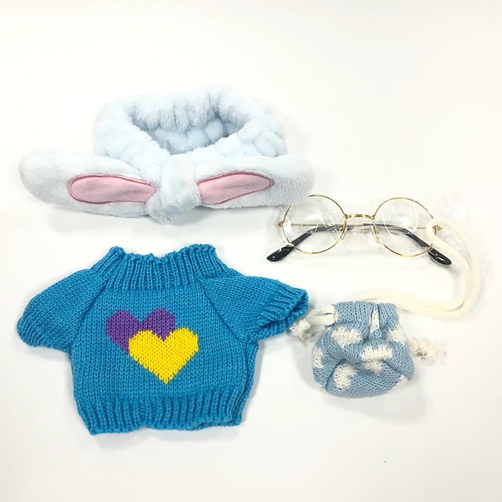 Аксессуары для кукол 30 см, плюшевая кукольная одежда, кукольная одежда, съемная одежда для плюшевых игрушек