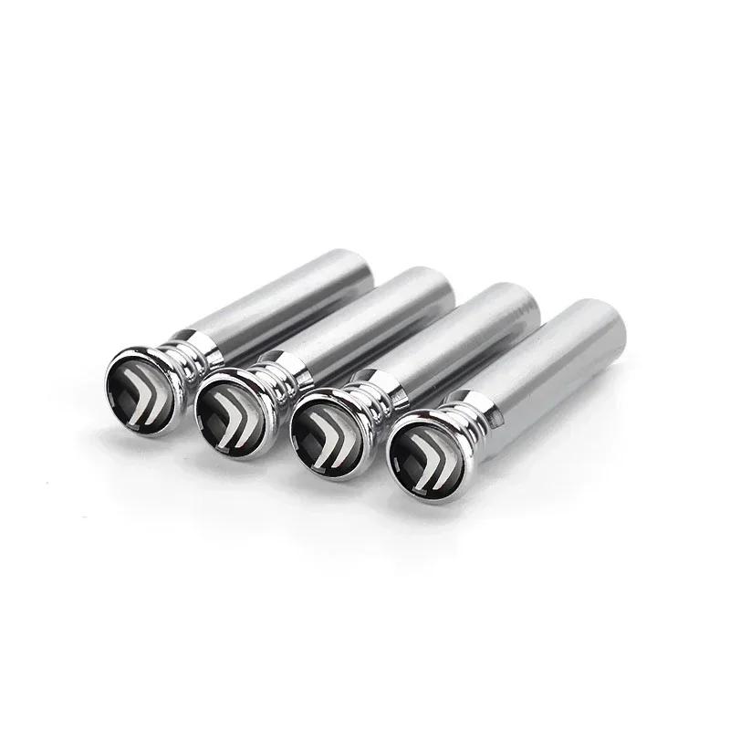 Car Door Lock Pin Cover Knob Pull Caps for Citroen C3 XR C4 Picasso Sega C-Elysee Berlingo Xsara Aircross Emblem Auto Accessorry alo256