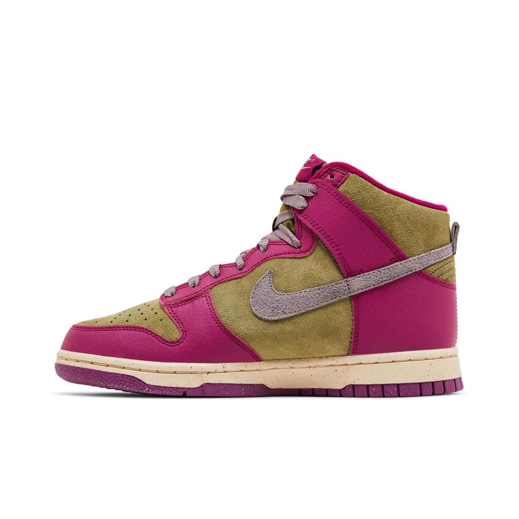 Nike Womens Dunk High 'Dynamic Berry' (women's sizes) Dynamic Berry / Grand Purple / Pilgrim Skate Shoes FB1273 500