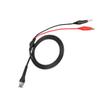 2pcs P1011 BNC Q9 to Dual Crocodile Clip Oscilloscope Test Probe   Cable