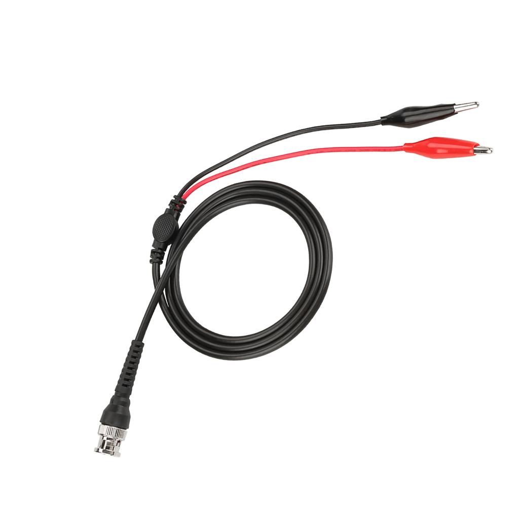 2pcs P1011 BNC Q9 to Dual Crocodile Clip Oscilloscope Test Probe   Cable