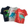 2025 Summer Kids' Korean Dinosaur Cartoon T-shirt - Short Sleeve Boys' Baby Clothing