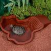 Plastic Turtle Soaking Tub with Ladder Fish Tank Decoration New Turtle Water Pool  Turtle Supplies