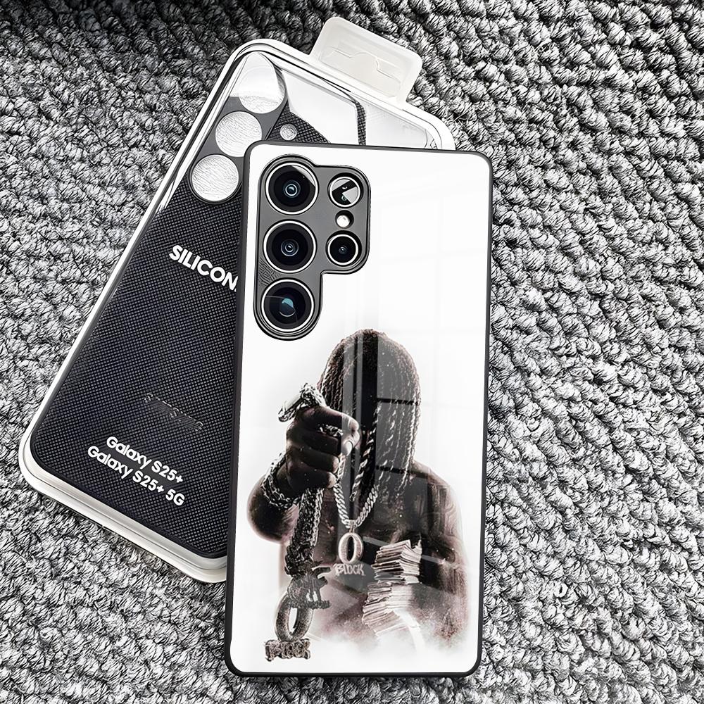 Rapper K-King Von Cool Phone Case For Samsung S26 Ultra S25 Edge Ultra S23 S22 S21 S20 Ultra Plus S24 Fe A25 Glass Cover