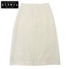 Beautiful Wool Front Slit Skirt for Women, Ivory, Size 32, 23 Years, J52MA0002 Skirt 32 IvoryUsed