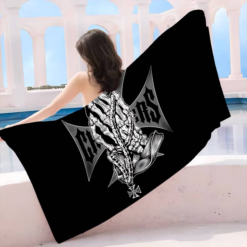 West C-Coast C-Choppers Microfiber Beach Towel Absorbent Quick dry Soft Yoga Swimming Resort Mountain Climbing Towel