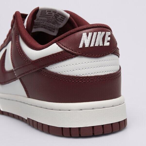 Кроссовки Nike Dunk Low Retro white/gym red/redwood