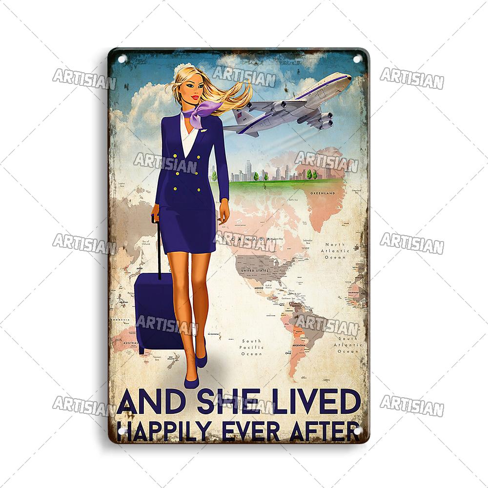 Artisian Job Metal Sign Work Tin Poster Police Accountant Scientist Writer Shoemaker Decorative Plate Wall Decor Garage Bar Pub