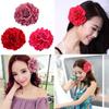 Тканевые заколки для волос с цветами, тканевые заколки с цветами, повязки на голову с искусственными цветами, головной убор, аксессуары для пляжной вечеринки для женщин