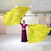 140x140cm Gold White Purple Games Props Supplies Butterfly Wings Belly Dance Belt Dance Props Praise Flag Double Flag