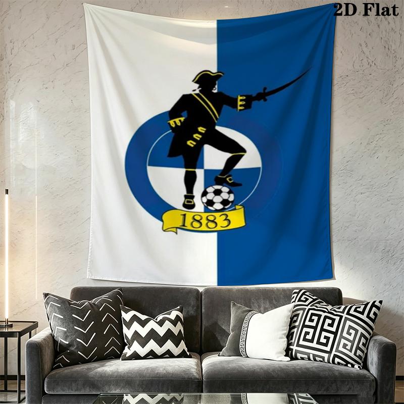 Bristol Rovers fc Wall Tapestry Aesthetic Wall Hanging Printed Fabric Blanket Decorative Tapestries for Bedroom Living Room Home Decor