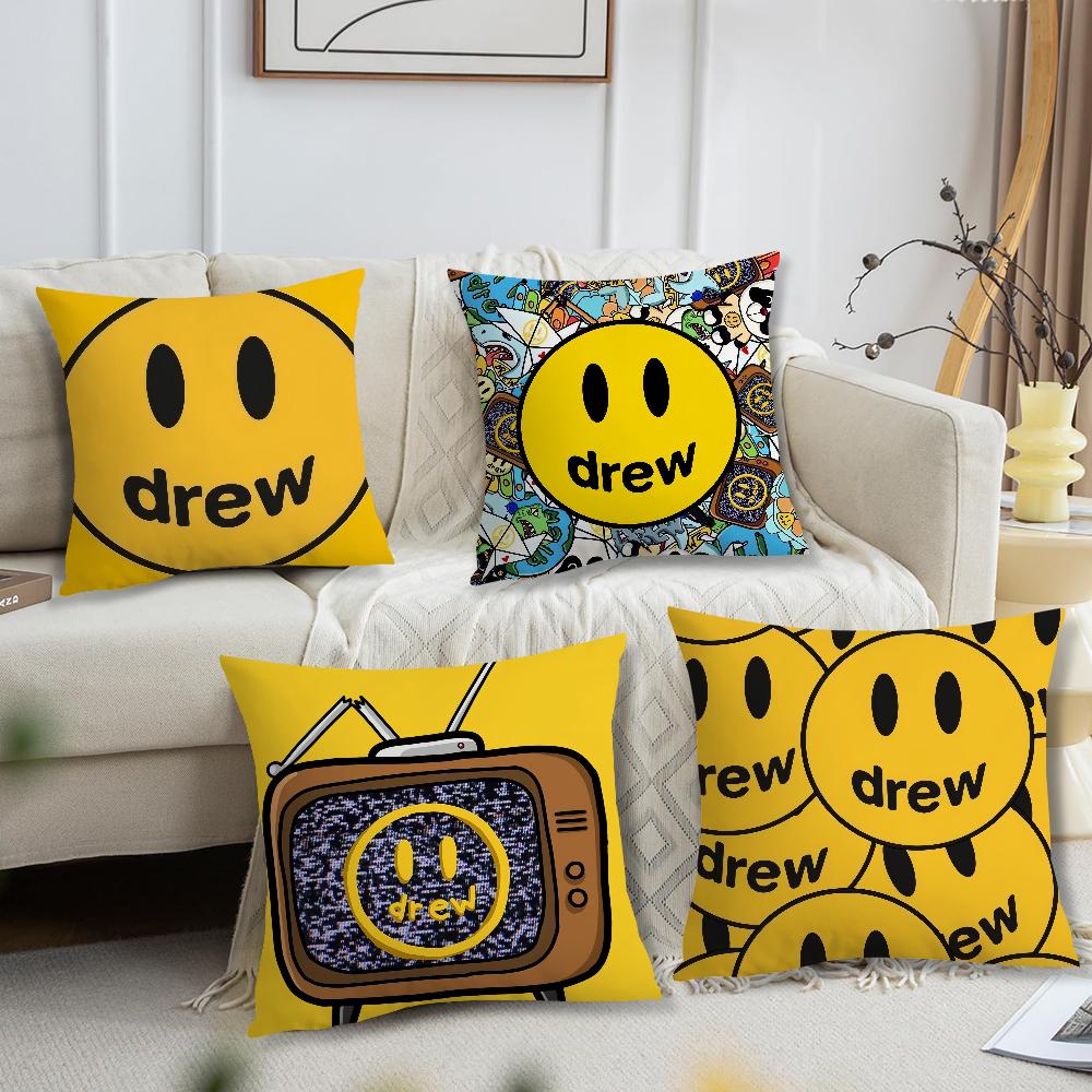 Fashion Brand Cool For Bedroom Car Coffee Shop Room Soft and Living Room D-Drew H-House Sofa Decorative Pillow Cover Case