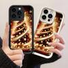 JT377 Новогодняя елка для iPhone 17 16 15 14 13 Pro Max Samsung S26 S25 Ultra A17 A07 A56 A16 Xiaomi 15T Redmi 15c 14C Мягкий чехол
