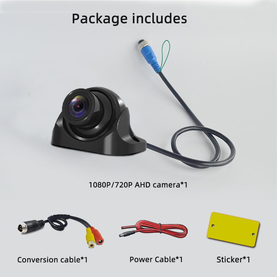AHD Full HD камера заднего вида с ночным видением 1080P 720P с обратной передней стороной для грузовика, автобуса, тяжелого транспортного средства, автофургона, пикапа
