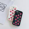 Мягкий чехол из ТПУ с рисунком клубники для iPhone 17 Air 16 15 14 Pro Max Plus 13 12 Mini 8 7 X Xs Задняя крышка