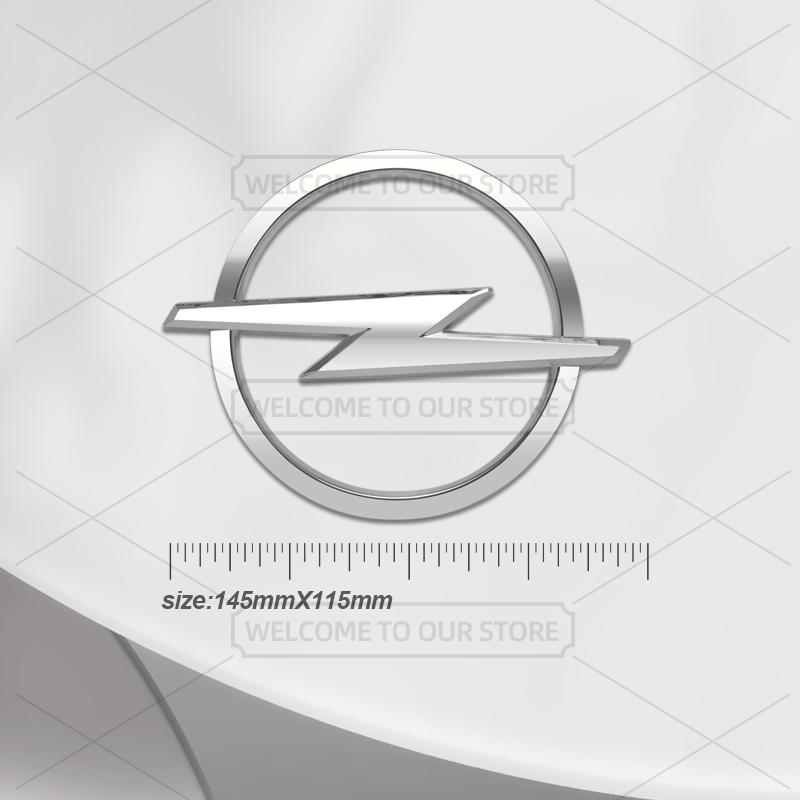 Car 3D Metal For Zafira OPC Rocks Movano Corsa Astra Adam Vectra Insignia GTC Mokka Body Emblem Badge Decals Auto Tail Stickers