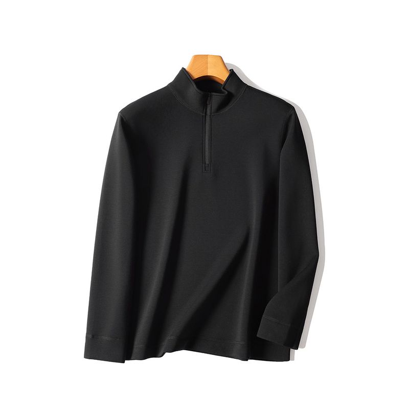 American Stand Collar Cashmere Bottoming Shirt Cattle Goods Coat Sweatshirt