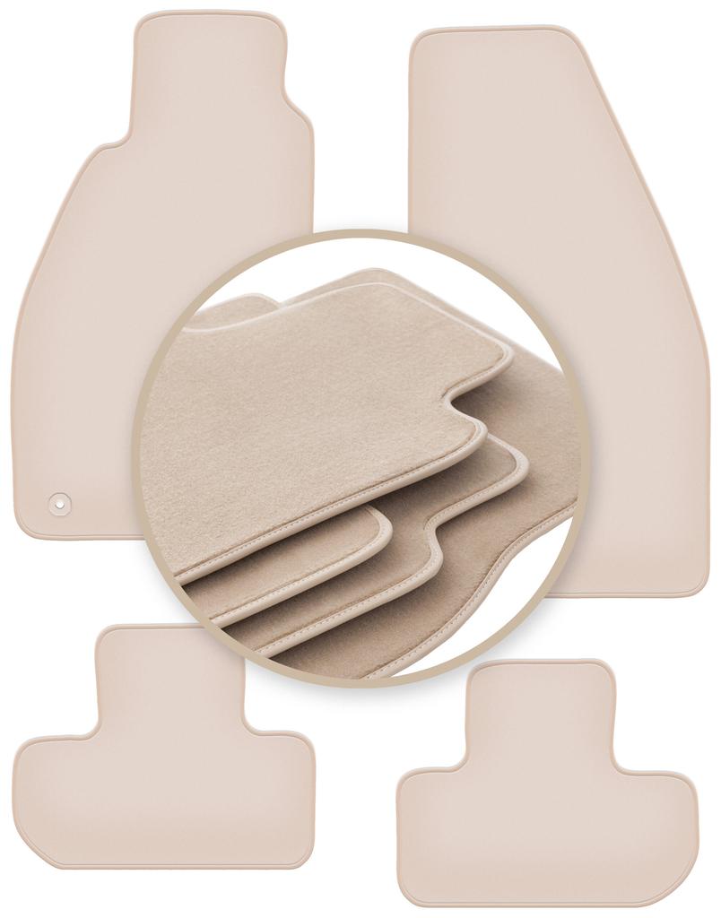 PREMIUM beige floor mats for: Alfa Romeo GTV coupe, cabrio 1995-2005