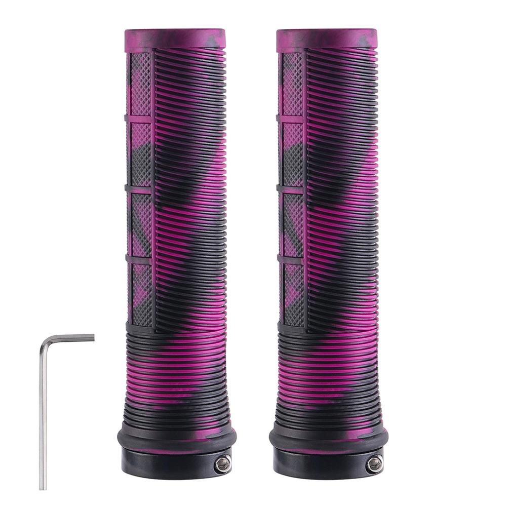 Bike Handlebar Grips Shock Absorbing Bicycle Handle Bar Grips MTB Mountain Bike Handlebar Cover for 22.2mm Handlebar