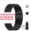 16/18/20/22/24 Mm Quick Release Replacement Watch Band Premium Solid Stainless Steel Metal Bracelet Men's Watch Strap