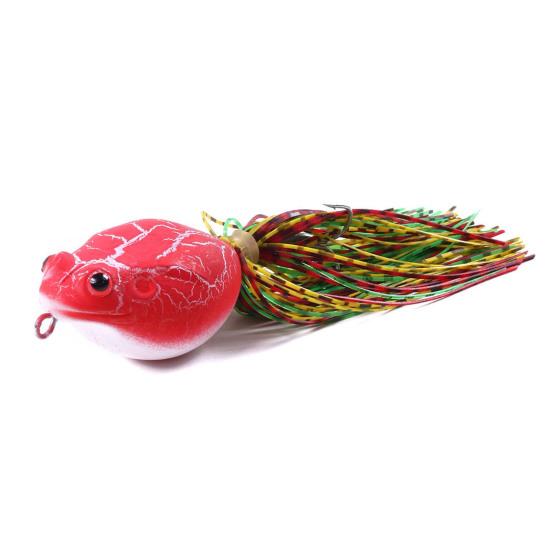 5 шт. 10 см/13,5 г набор приманок для ловли лягушек на поверхности воды, плавающая искусственная приманка для лягушек с крючком-юбкой для ловли соленого пресноводного окуня, змееголовых рыболовных принадлежностей