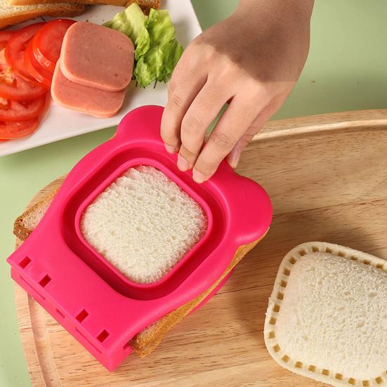 Sandwich Mold Bread Cutter Sealer Cartoon Food Grade Stainless Steel Breakfast Lunch DIY Toast Press Cutting Tool Kitchen Gadgets
