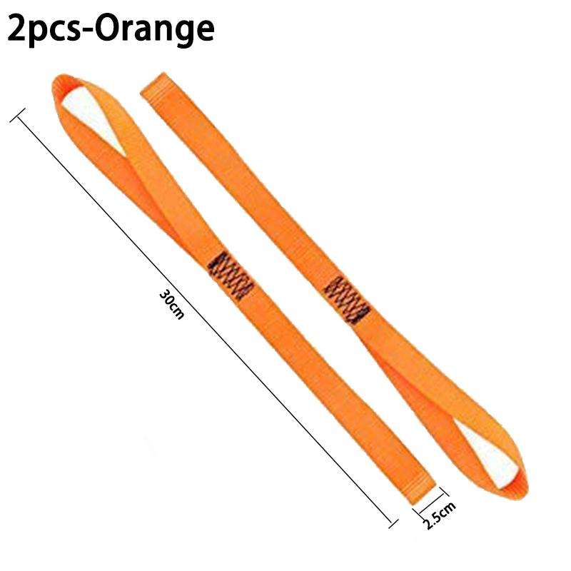 2/4pcs Motorcycle Tie Down Luggage Bandage Soft Straps Towing Ropes For Car Motorbike Hauling Belt Loops Band Tensioning Belts