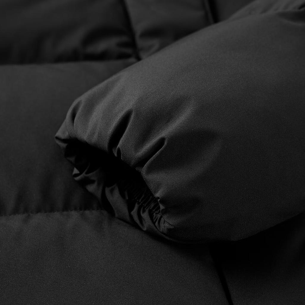 Adidas Outdoor Casual Sports Zip-Up Hooded Warm Down Jacket Unisex Jackets Black JW1686