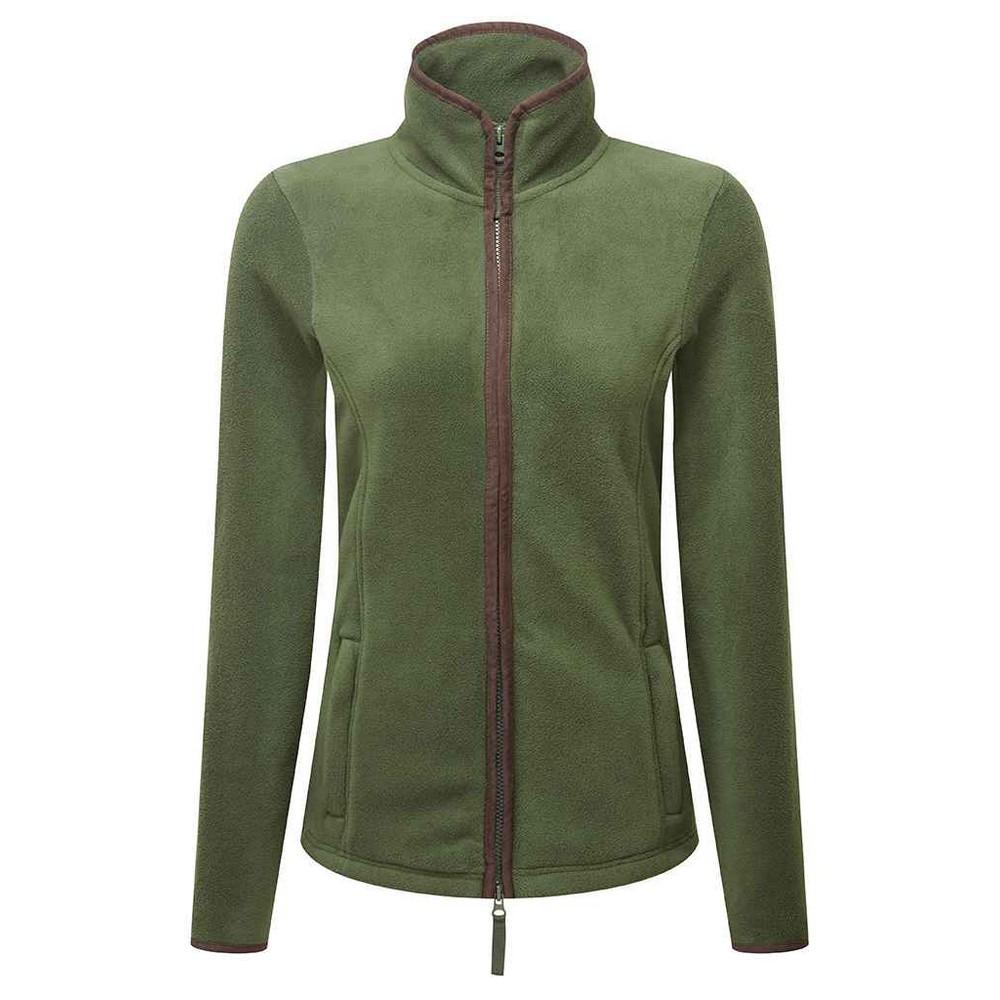 Premier Womens/Ladies Artisan Contrast Trim Fleece Jacket
