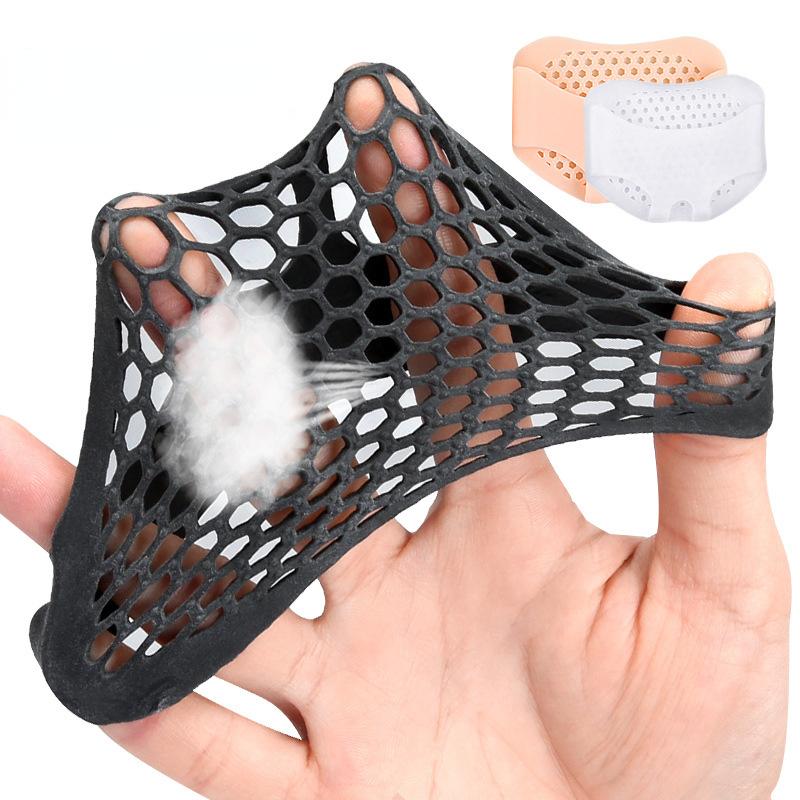 Силиконовые подушечки для передней части стопы для женщин, облегчающие боль при ношении высоких каблуков, дышащие подушечки для ухода за ногами, полустельки-подушечки, аксессуары