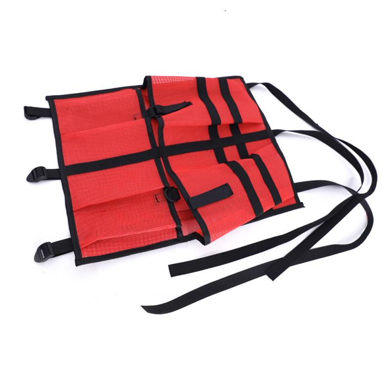 Kayak Seat Storage Bag Adjustable Buckle Strap Organizer Water Sports Fishing Gear Accessories