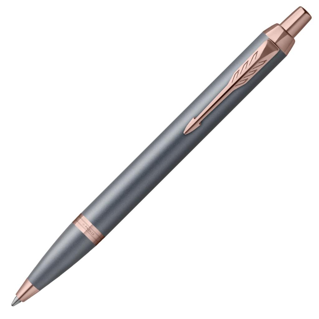 PARKER IM Шариковая ручка Сланцевая Средний размер Подарочная коробка Предмет роскоши 2235435 Ручка, PGT, Перо, Чернила на масляной основе, В комплекте, Подарок, Нет.