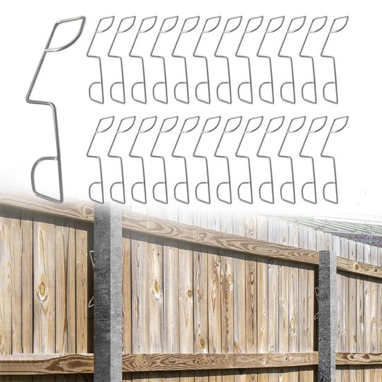 25 шт. клиньев для забора из нержавеющей стали для садовых панелей забора, заполнители щелей в заборе, клинья для предотвращения дребезжания забора